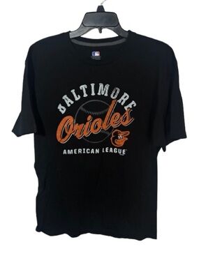 MLB Baltimore Orioles Tee in Black and Orange